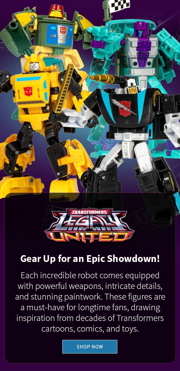 Gear Up for an Epic Showdown Each incredible robot comes equipped with powerful weapons, intricate details, and stunning paintwork. These figures are a must-have for longtime fans, drawing inspiration from decades of Transformers cartoons, comics, and toys. 